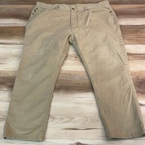 Polo Ralph Lauren Mens Slim Straight Fit Tan Pants 38x25 Cotton Blend Chino